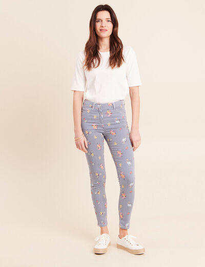 Pantalon magique Le L&eacute;ger coupe ajust&eacute;e bleu femme