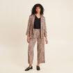 Veste esprit tailleur sable femme