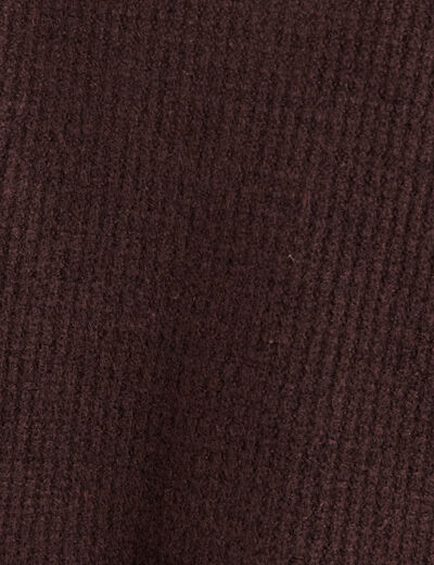 Gilet sans manches marron fonc&eacute; femme