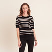 Pull noir femme