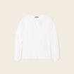 T-shirt manches longues ecru femme