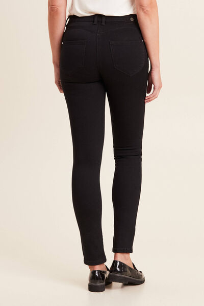 Pantalon chaud magique noir femme