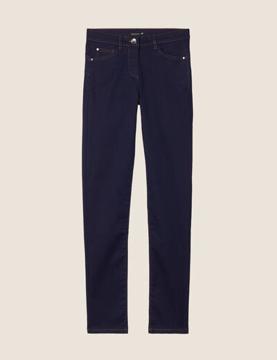 Jean magique Le L&eacute;ger coupe ajust&eacute;e long denim brut femme
