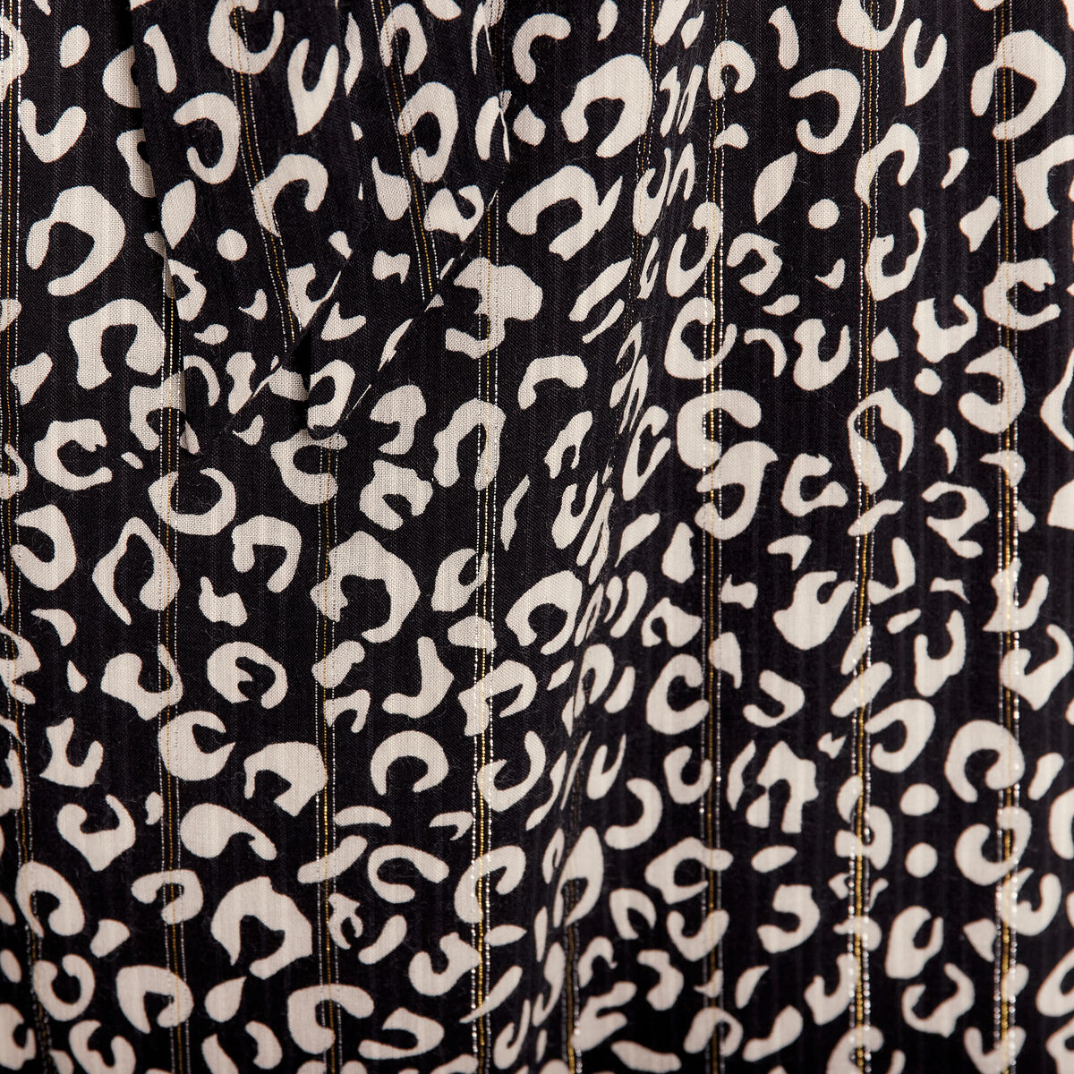 Robe droite ceinturée noir femme
