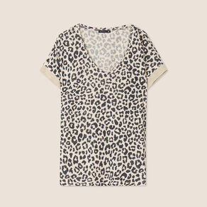 t shirt manches courtes sable femme T-shirt manches courtes sable femme