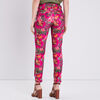 Pantalon reversible confortable rose fushia femme