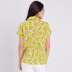 Blouse manches courtes vert femme