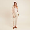 T-shirt thermo-douceur manches longues beige femme