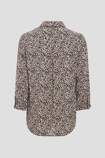 Blouse manches 3/4 ecru femme