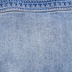Robe droite brodée en jean denim double stone femme