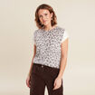 Pull sans manches ecru femme