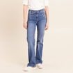 Jean magique L'Unique coupe bootcut denim stone femme