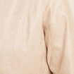 Veste su&eacute;dine zipp&eacute;e beige femme