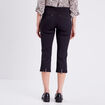 Pantacourt ajust&eacute; noir femme