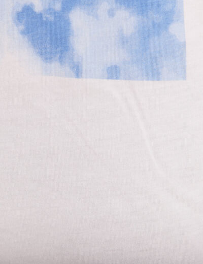 T-shirt manches courtes ecru femme