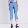 Bermuda droit en jean denim double stone femme