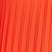 Robe droite plissée orange foncé femme