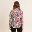 Chemise manches longues rouge femme