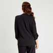 Veste esprit blazer droite noir femme