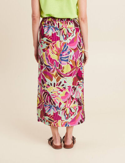 Jupe taille standard mauve femme