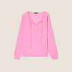 Sweat manches longues rose femme