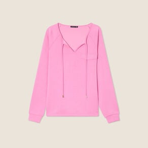 sweat manches longues rose femme Sweat manches longues rose femme
