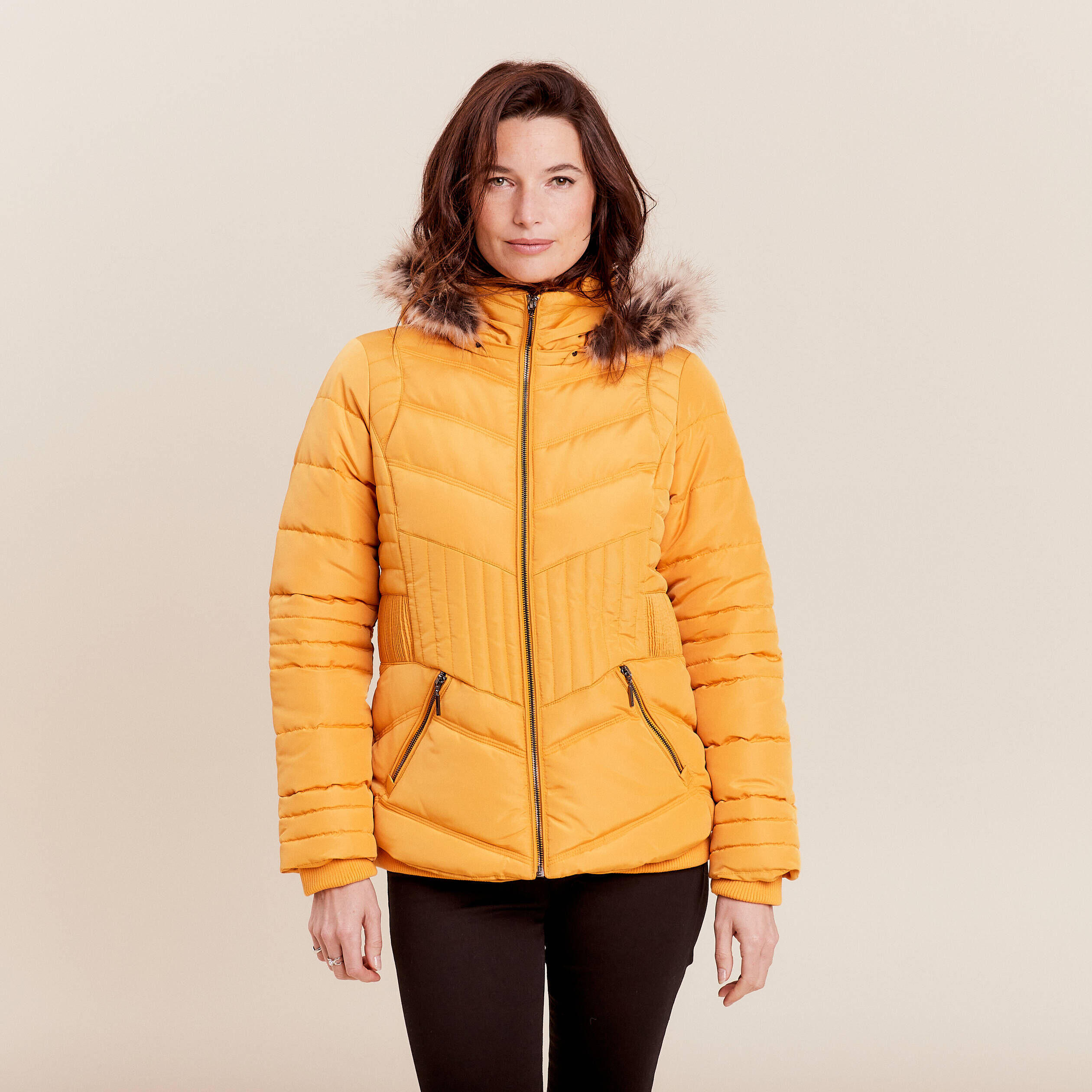 Manteaux doudounes femme Jaune Br al
