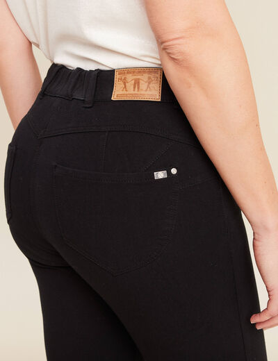 Jean slim stretch noir femme