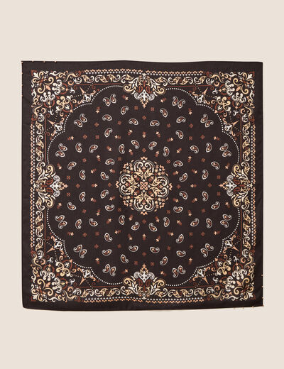 Foulard gris femme