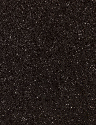 Jupe droite irisée noir femme