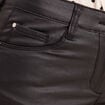 Pantalon magique L'Unique enduit noir femme
