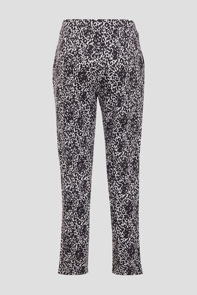 Pantalon jogging à coulisse noir femme