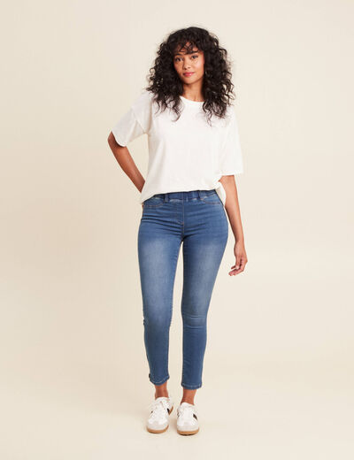 Tregging taille standard denim double stone femme
