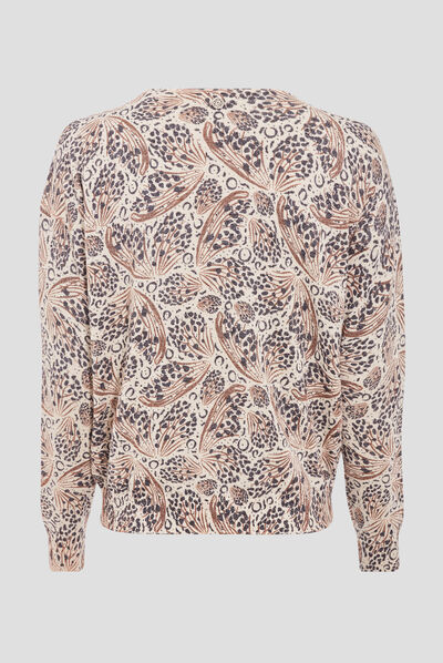 Pull manches longues noir femme