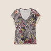 T-shirt manches courtes vert femme