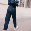 Pantalon magique l'unique denim blue black femme