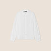 Blouse manches longues ecru femme