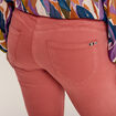 Jean magique ajusté taille standard rose femme