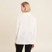 Chemise manches longues ecru femme