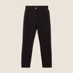 Pantalon chino ajust&eacute; 7/8&egrave;me noir femme