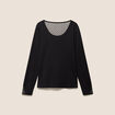 T-shirt manches longues noir femme
