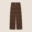 Jean marron femme