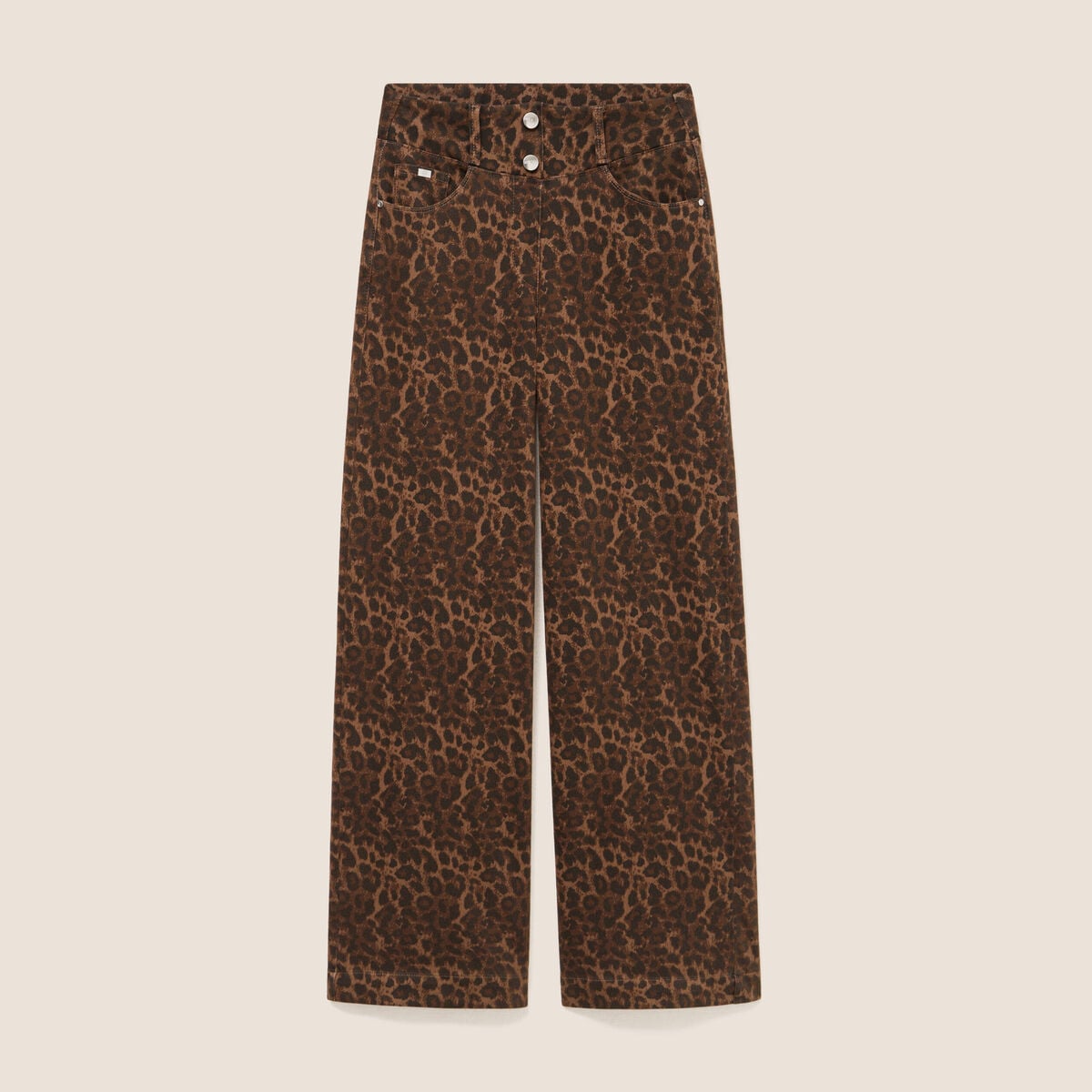 Jean marron femme