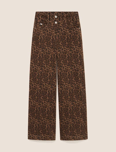 Jean marron femme