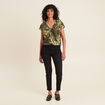 T-shirt manches courtes vert femme