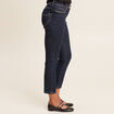 Jean droit 7/8ème denim brut femme