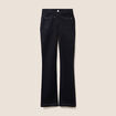 Jean bootcut taille standard denim brut femme