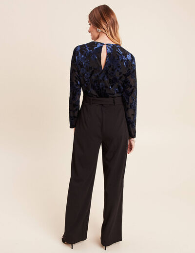 Combinaison de c&eacute;r&eacute;monie noir femme