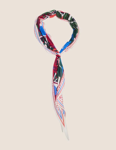 Foulard multicolore femme