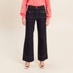 Jean large denim brut femme